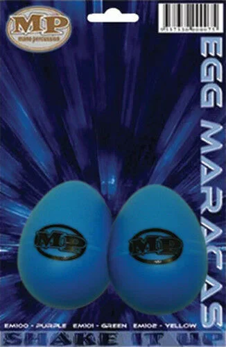 MANO PERCUSSION Maracas Egg Shaped Blue 50g, Pair Education