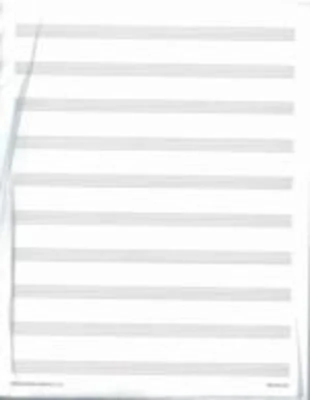 Manuscript Paper 25 Pack No 2 A 10 Stave Sing