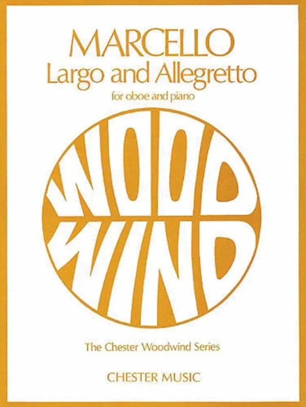 Marcello – Largo And Allegretto For Oboe/Piano (Softcover Book)