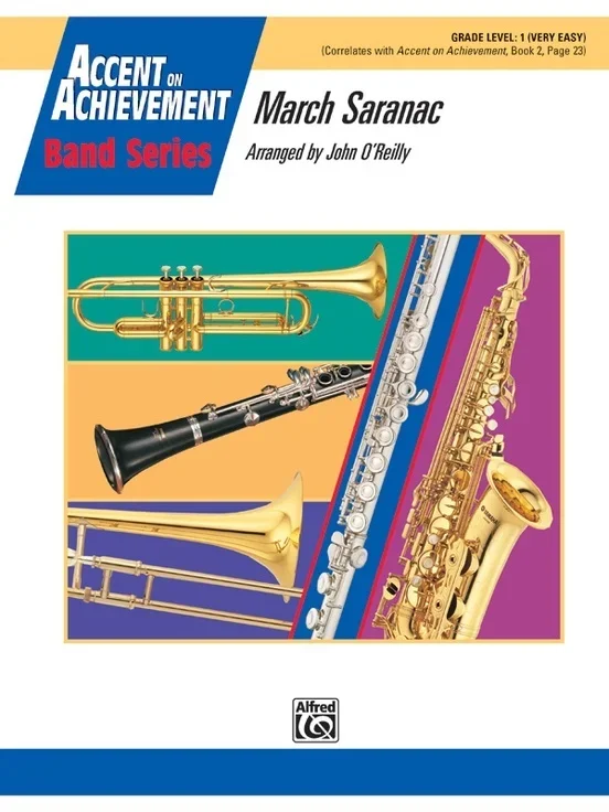 March Saranac Concert Band Gr 1 Conductor Score