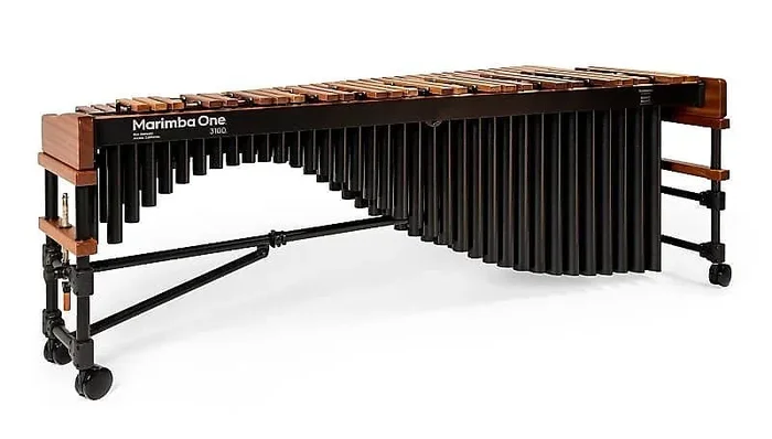 Marimba One 9304 – 3100 5.0 Octave with Basso Bravo resonators, Traditional keyboard