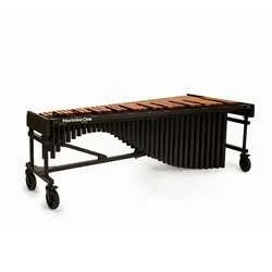 Marimba One 9603 5.0 Octave Marimba – Wave Series Field Frame with Enhanced Keyboard and Basso Bravo Resonators