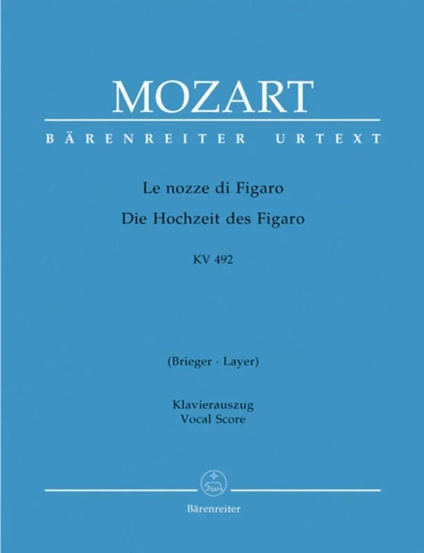 Marriage Of Figaro (Italian/German) Bound Book