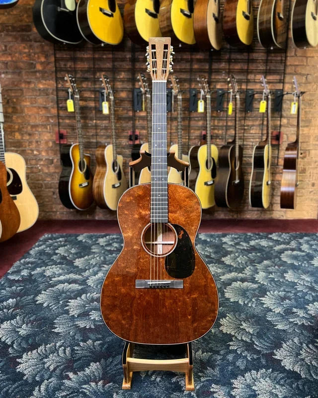 Martin Custom 000 12-Fret Guitar & Case, All Quilted Mahogany, #1 of 2