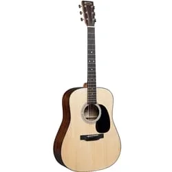 Martin D-12E Dreadnought A/E Guitar with Gig Bag – Spruce Top/Sapele Sides and Back