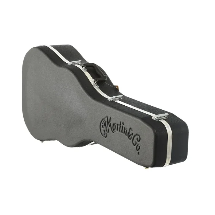 Martin Dreadnought Thermoplastic Guitar Case, Navy/Silver