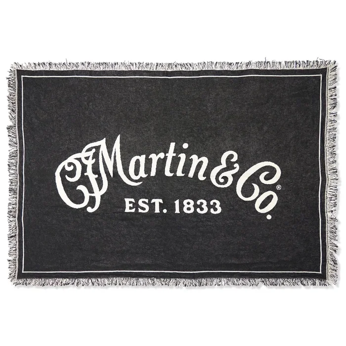 Martin Script Logo Woven Blanket