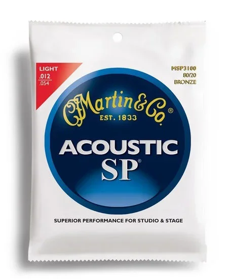 Martin SP 80-20 Bronze Light Guitar String Set (12-54)