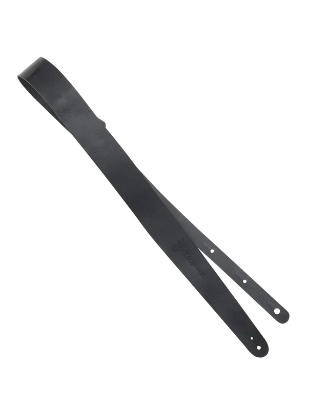 Martin Vintage Leather Guitar Strap, Black
