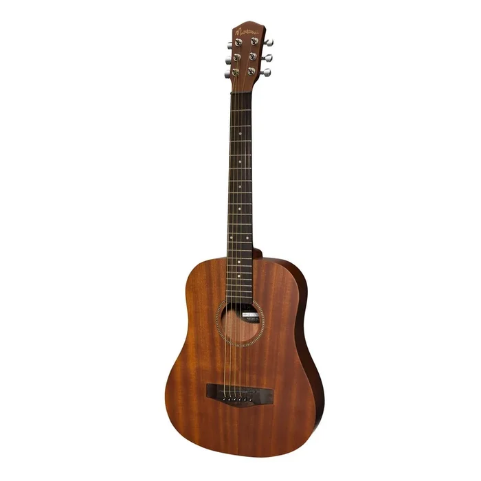 Martinez ‘Mahogany Series’ Mahogany Babe Traveller Guitar (Natural Satin)