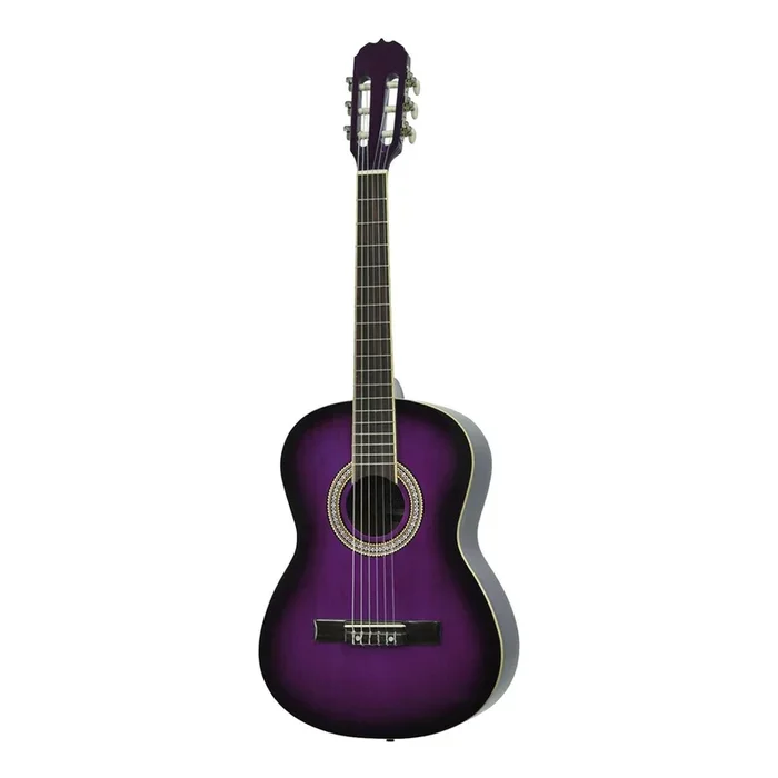 Martinez ‘Slim Jim’ Full Size Beginner Slim Neck Classical Guitar (Purpleburst)