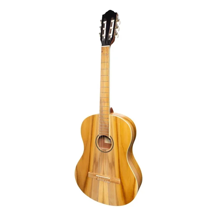 Martinez ‘Slim Jim’ Full Size Student Classical Guitar with Built In Tuner (Jati-Teakwood)