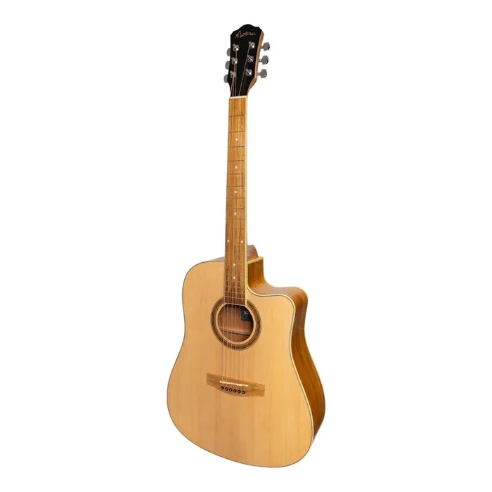 Martinez ’41 Series’ Dreadnought Cutaway Acoustic-Electric Guitar (Spruce/Jati-Teakwood)