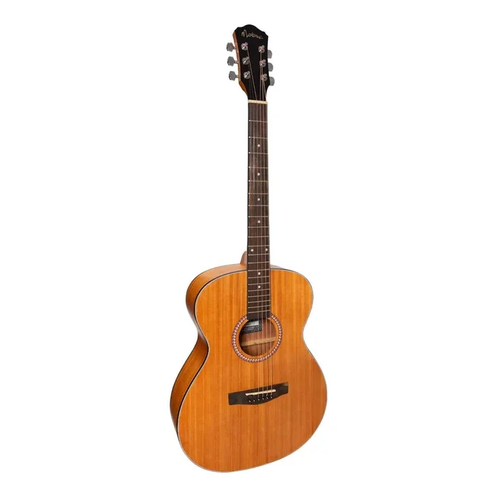 Martinez ’41 Series’ Left Handed Folk Size Acoustic Guitar (Mahogany)