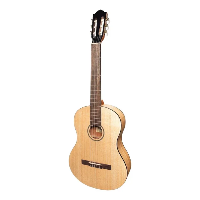 Martinez Full Size Student Classical Guitar with Built In Tuner (Mindi-Wood)