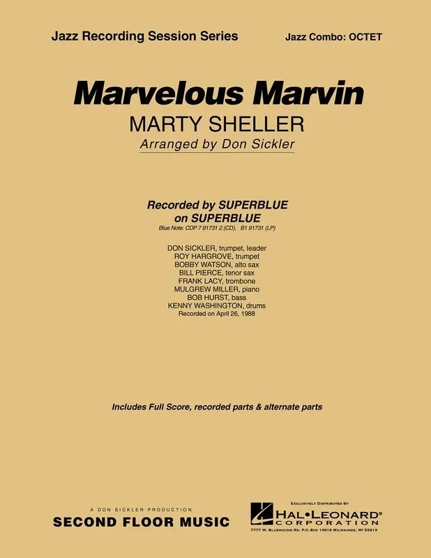 Marvelous Marvin Jazz Combo Score/Parts