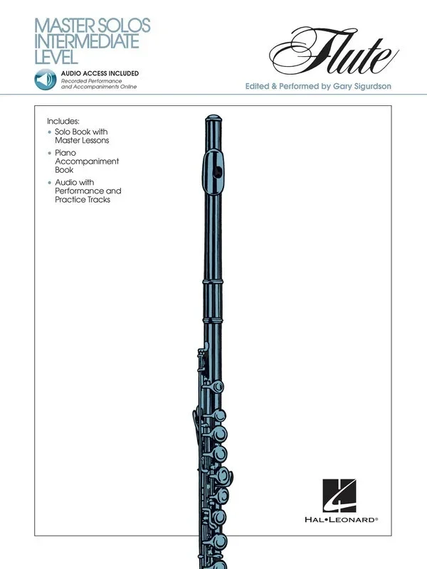 Master Solos Intermediate Level Flute Book/CD (Softcover Book/CD)