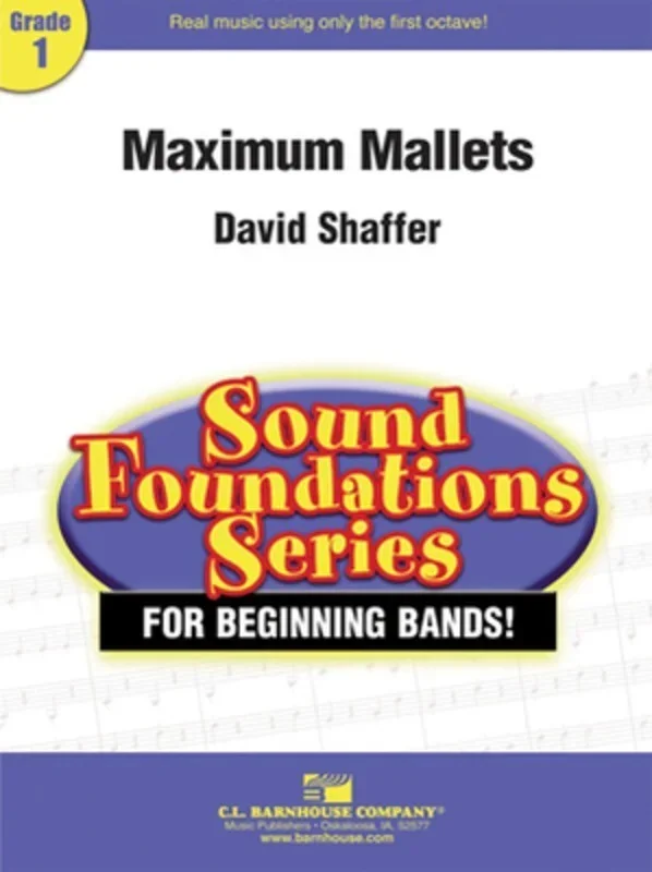 Maximum Mallets Concert Band 1 Score/Parts Book
