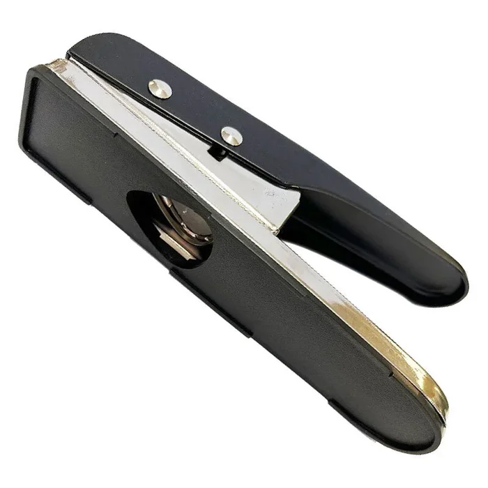 Maxtone Guitar Pick Punch in Black Finish