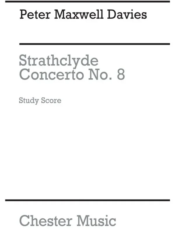 Maxwell Davies Strathclyde 8 P/Score