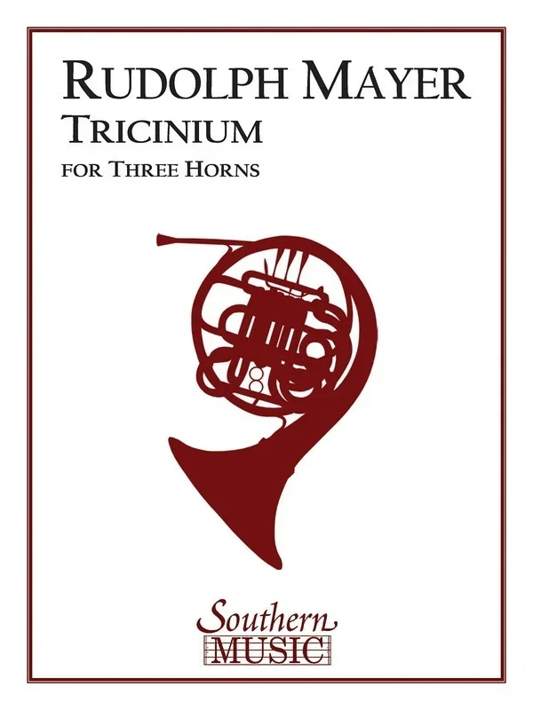Mayer – Tricinium For Three Horns (Softcover Book)