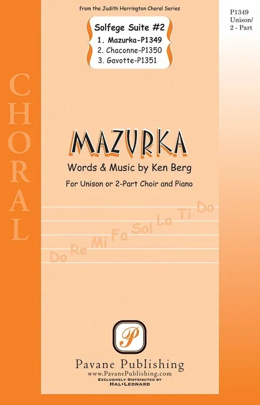 Mazurka (From Solfege Suite #2) Unis / 2Pt (Octavo)