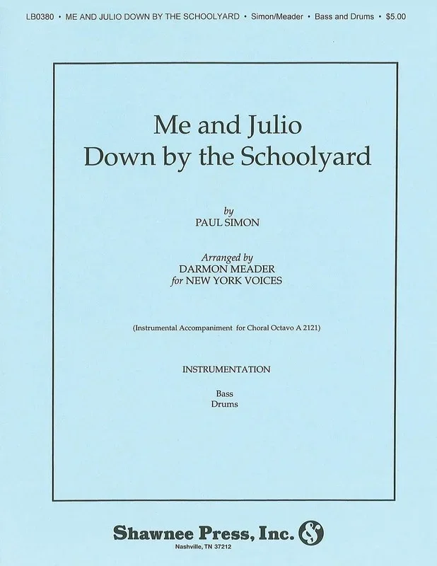 Me And Julio Down By The Schoolyard Bass Drums Book