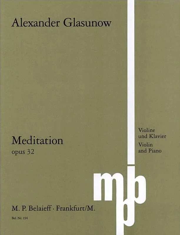 Meditation Violin/Piano Book