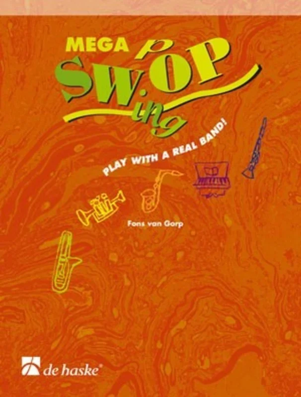 Mega Swop Swing Pop Alto Sax Book/CD