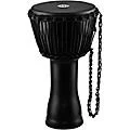 MEINL Travel Series Rope Tuned Djembe with Goat Head 10 in. Phantom Black