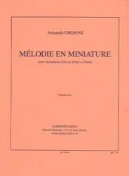 Melodie en Miniature – Alto (or Tenor) Sax and Piano