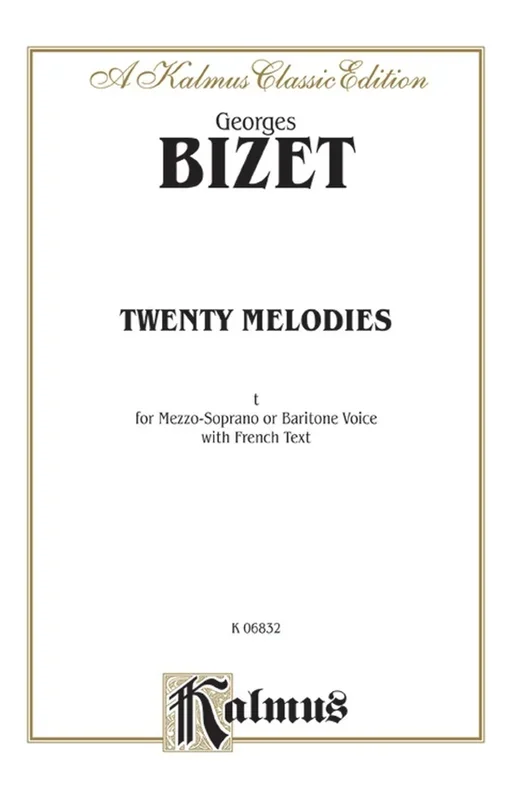 Melodies 20 Mezzo Soprano/Baritone