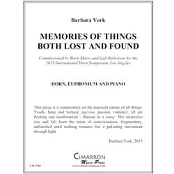 Memories of Things Both Lost and Found – Horn, Euphonium, and Piano