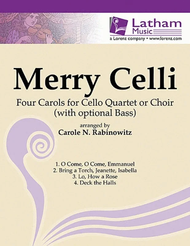 Merry Celli 4 Cello Choir Opt Db Score/Parts