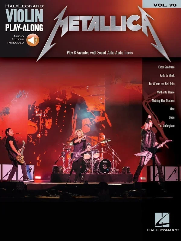 Metallica Violin Playalong V70 Book/Online Audio (Softcover Book/Online Audio)