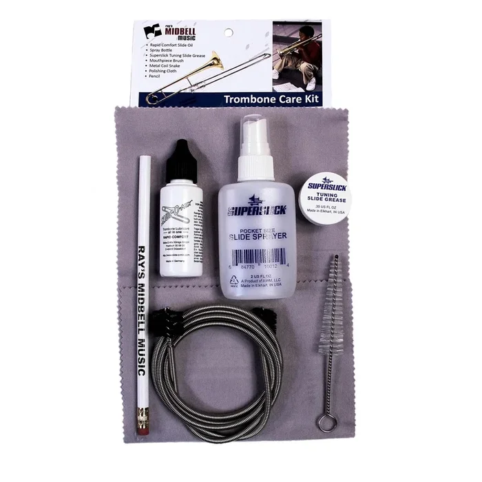 MIDBELL ITCK2 Trombone Care Kit w/ Slide-O-Mix Rapid Comfort