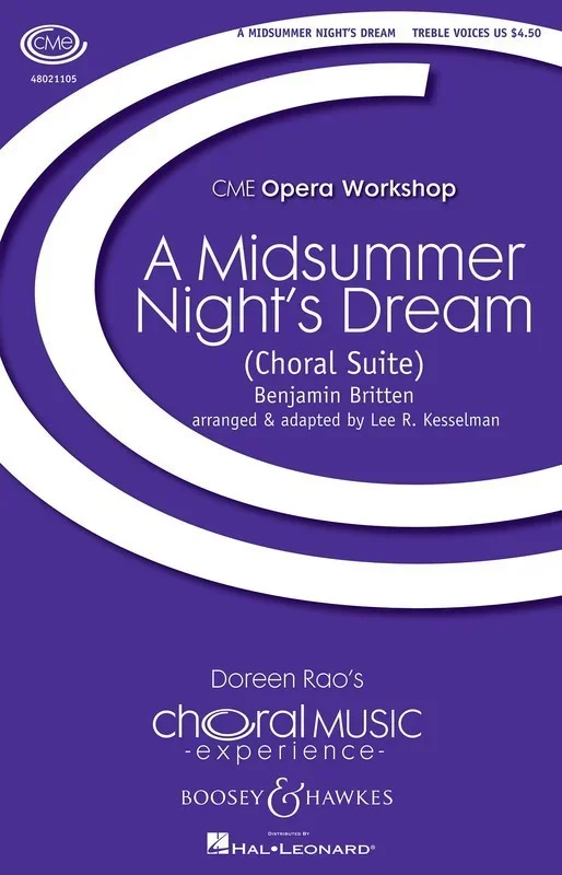 Midsummer Nights Dream Choral Suite Treble Book