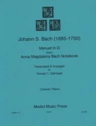Minuet in G – Clarinet and Piano