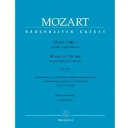Missa in C Minor K. 427 “Great Mass in C Minor” – Vocal Score