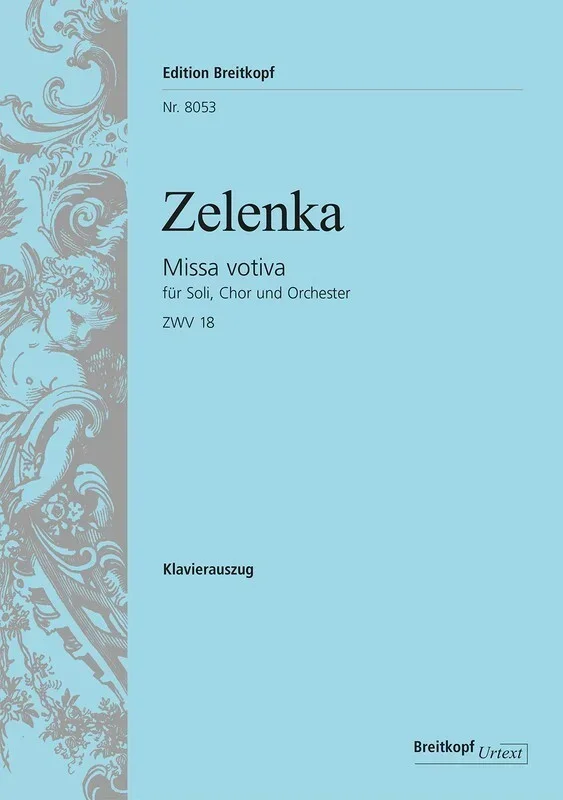 Missa Votiva In E Minor Zwv 18 Vocal Score (Softcover Book)
