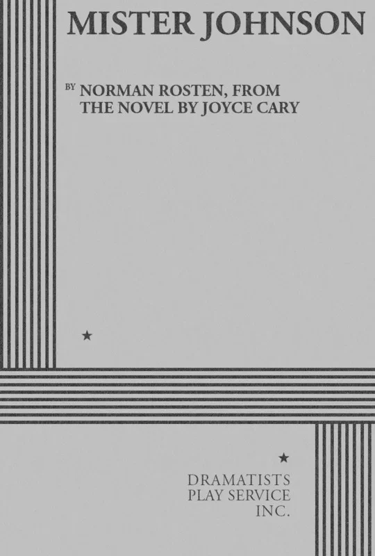 Mister Johnson Book