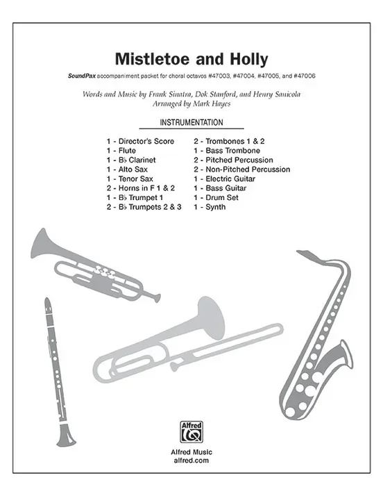 Mistletoe And Holly Soundpax Instrumental Parts