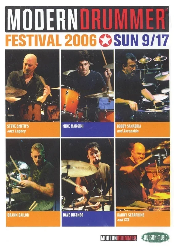 Modern Drummer Festival 2006 2 DVD Set Sunday (DVD Only)