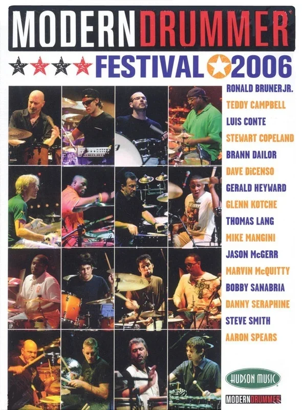 Modern Drummer Festival 2006 4 DVD Set Sat and Sun (DVD Only)