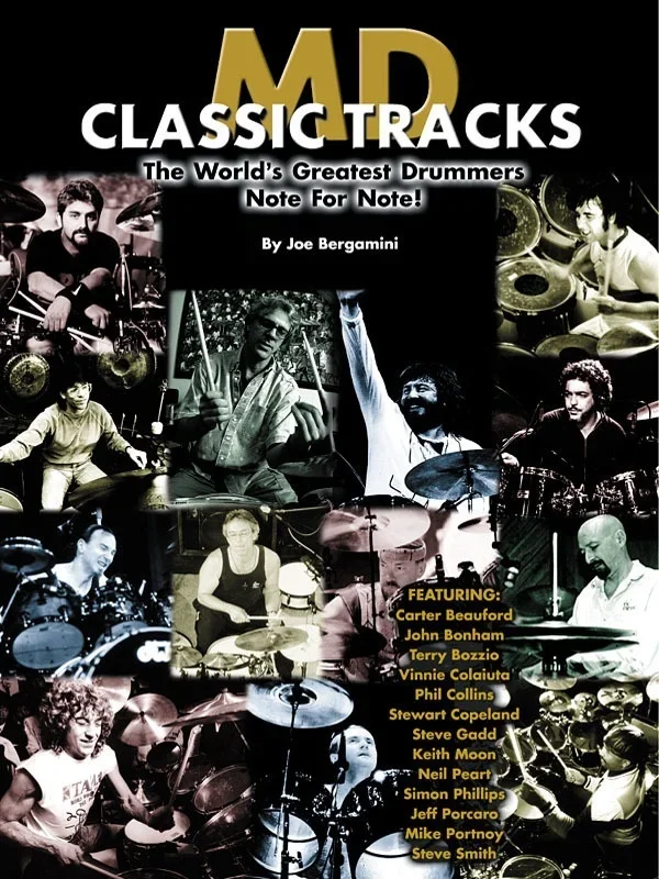 Modern Drummer Md Classic Tracks Note For Note (Softcover Book)