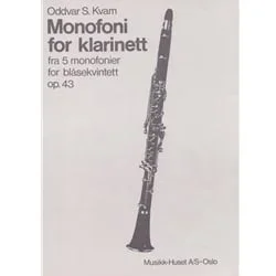 Monofoni Op. 43 – Solo Clarinet
