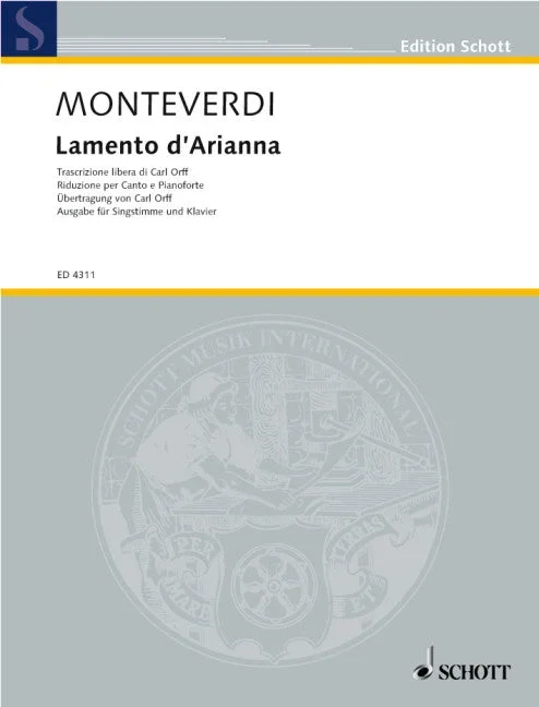 Monteverdi-Orff: Lamento d’Ariana