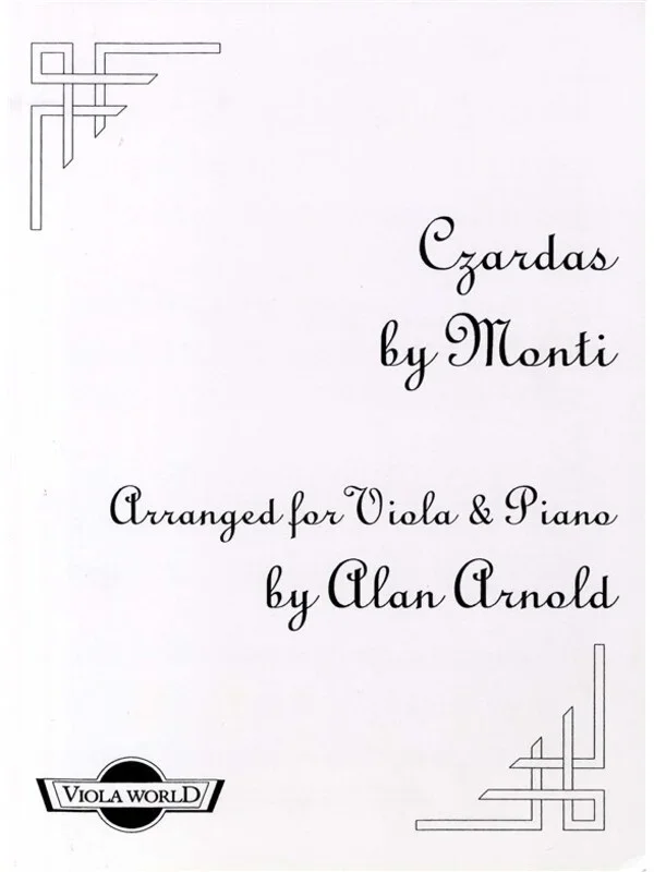 Monti – Czardas Viola/Piano (Softcover Book)