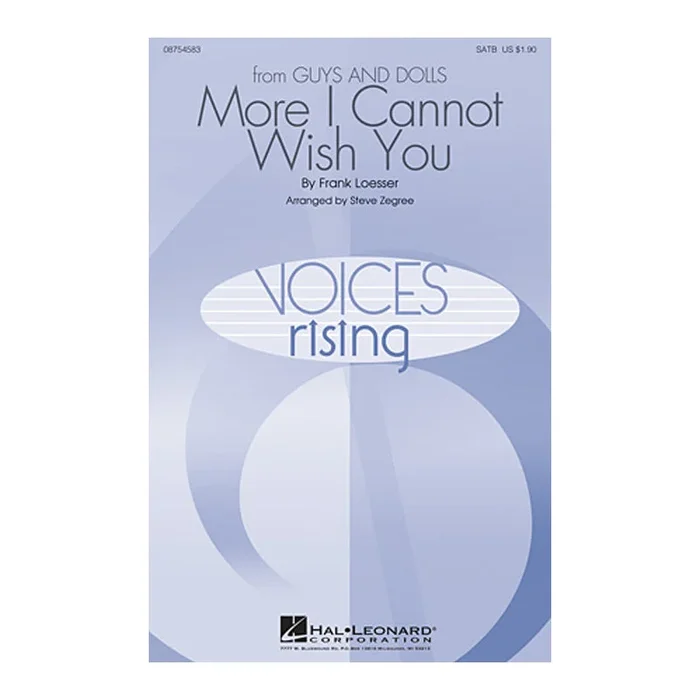 More I Cannot Wish You