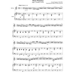 Moto Perpetuo Op. 11 No. 6 – Soprano (or Tenor) Sax and Piano